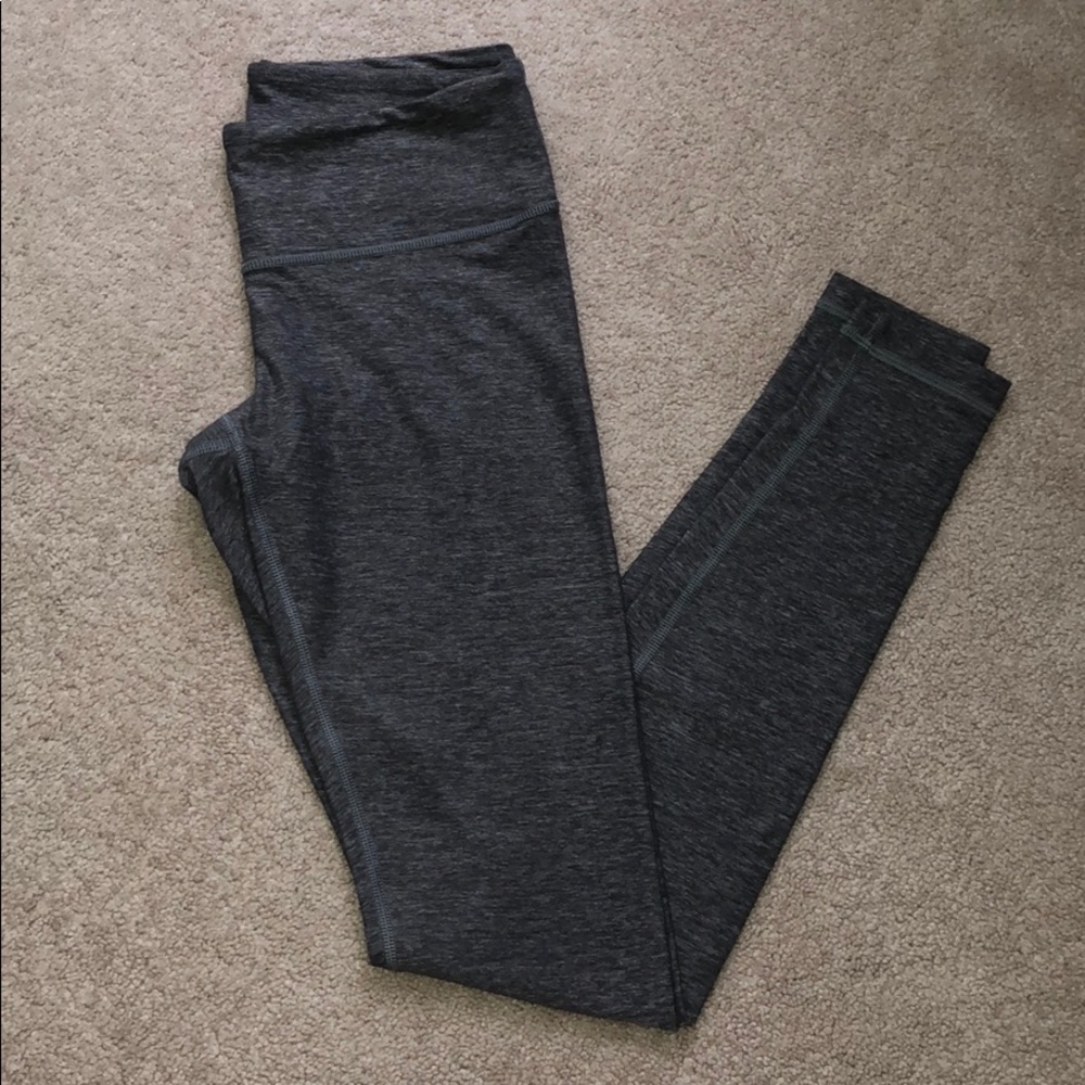 Grey full length Lululemon leggings
